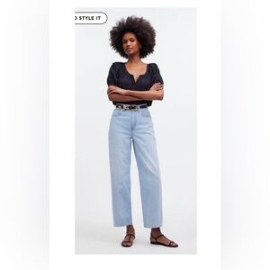 EUC - madewell wide like crop 27P